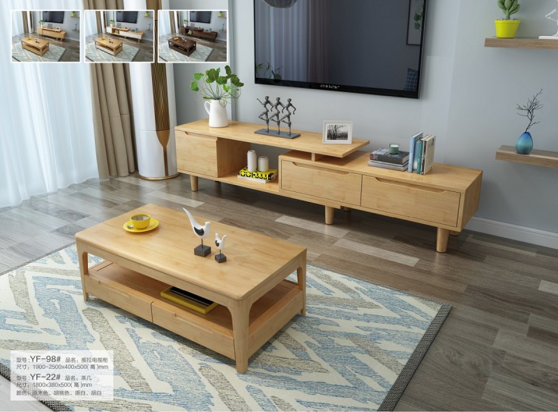 YF-98#推拉電視柜、YF-22#茶幾
