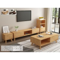 云杉木語云帆北歐系列家具：YF-85#雙門電視柜、YF-86#小高柜、YF-87#單抽柜、YF-88#雙抽茶幾