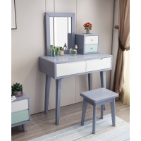 云杉木語云帆北歐系列家具：9801#雙抽妝臺