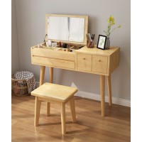 云杉木語云帆北歐系列家具：6006#翻蓋妝臺