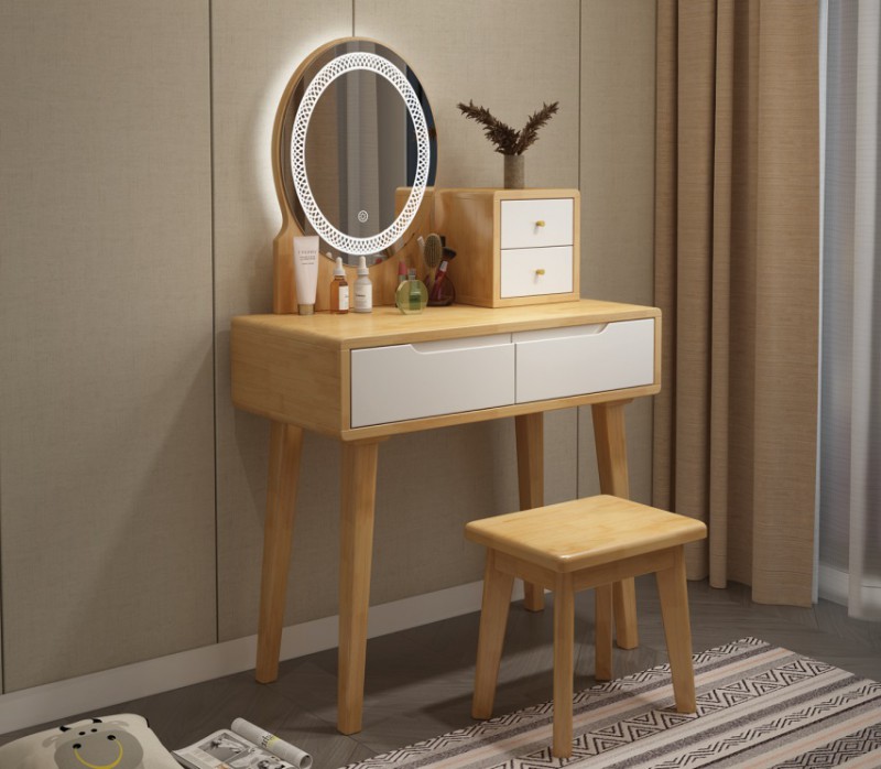 9802#（無燈）雙抽妝臺(tái)、9803#（帶燈）雙抽妝臺(tái)