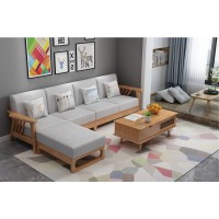 云杉木語云帆北歐系列家具：169#斜三條沙發