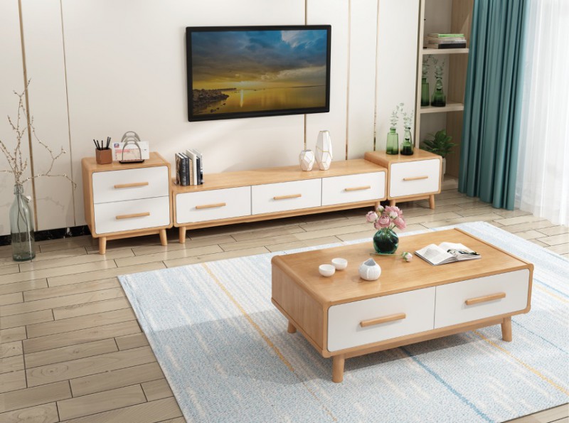 YF-80#三抽圈邊電視柜、YF-81#雙抽圓邊柜、YF-82#單抽圓邊柜、YF-83#四抽圓邊茶幾