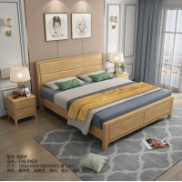 云杉木語云帆北歐系列家具：588#升級雙板床