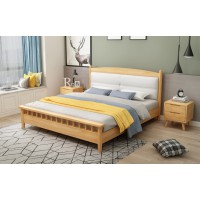 云杉木語云帆北歐系列家具：998#簡約軟靠床