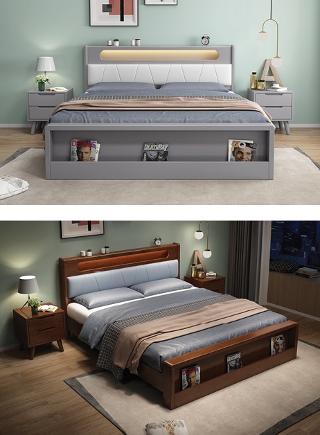 991#帶燈硬靠床、992#帶燈軟靠床2