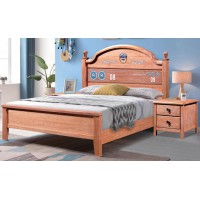 悅木私語(yǔ)奧古曼原木色2133#床