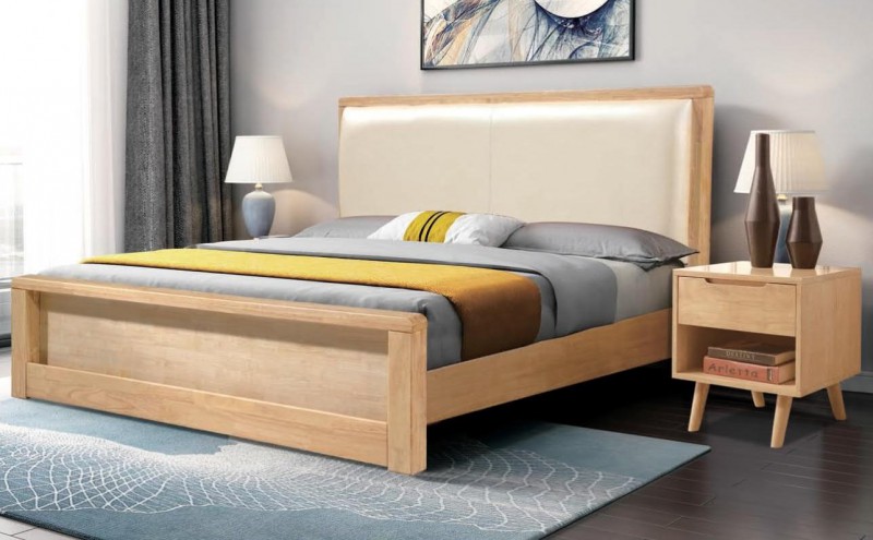 原木色3905#床（軟包）