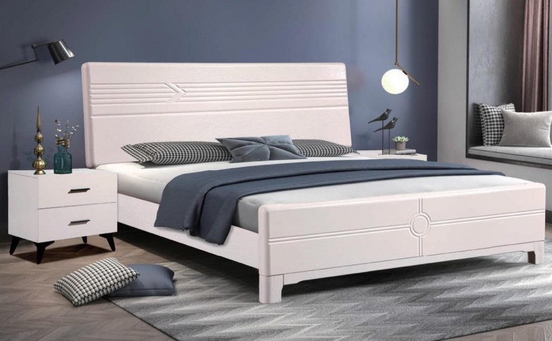 全白壓紋2018#床