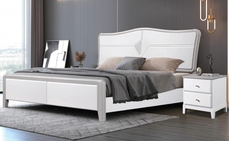 卡其灰+白1601#床