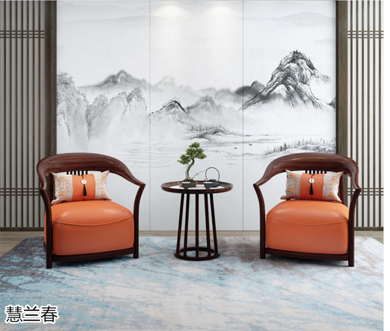 慧蘭春&middot;璽匠烏金新中式套房家具