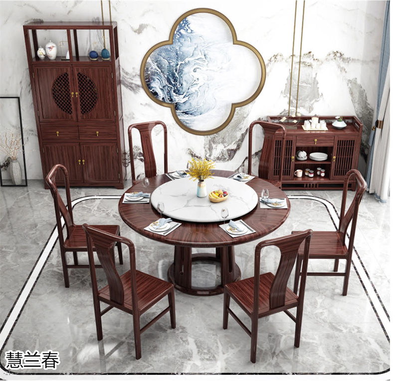 慧蘭春&middot;璽匠烏金新中式套房家具