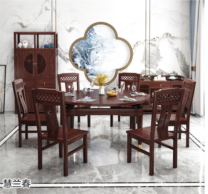 慧蘭春&middot;璽匠烏金新中式套房家具