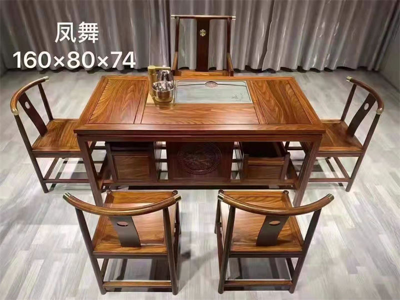 宏亮家具 古典實木茶臺茶桌