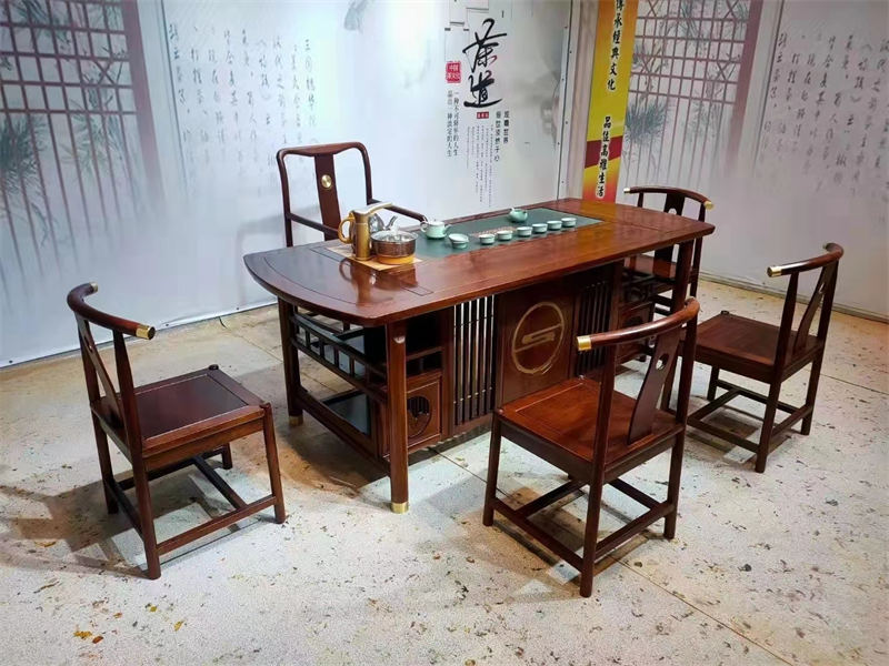 宏亮家具 古典實木茶臺茶桌