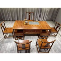 南康古典家具,江西實木茶臺，奧坎、格木、南榆木茶桌、船木茶臺廠家,宏亮家具