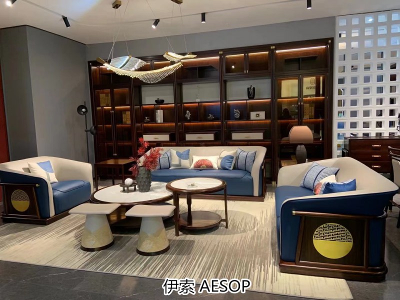 伊索未來系列國潮新中式非洲酸枝家具產品實拍