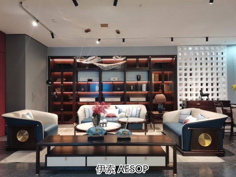 伊索未來系列國潮新中式非洲酸枝家具產品實拍