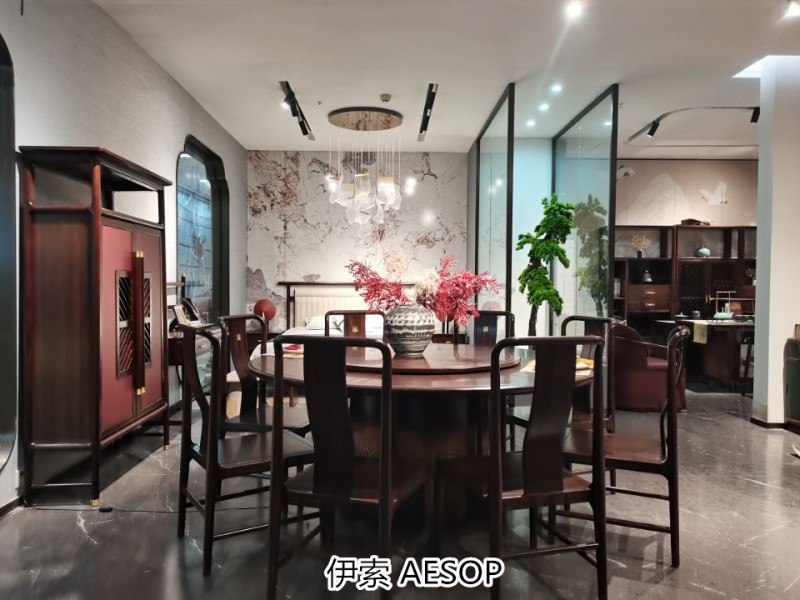 伊索未來系列國潮新中式非洲酸枝家具產品實拍