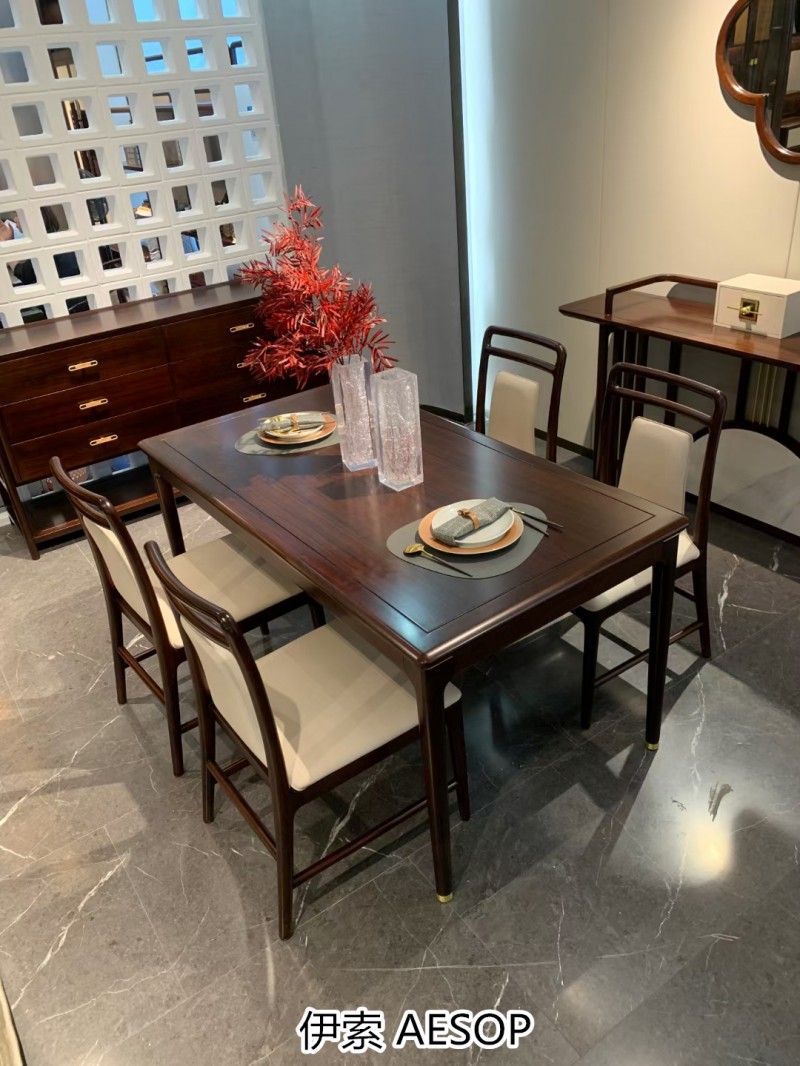 伊索未來系列國潮新中式非洲酸枝家具產品實拍