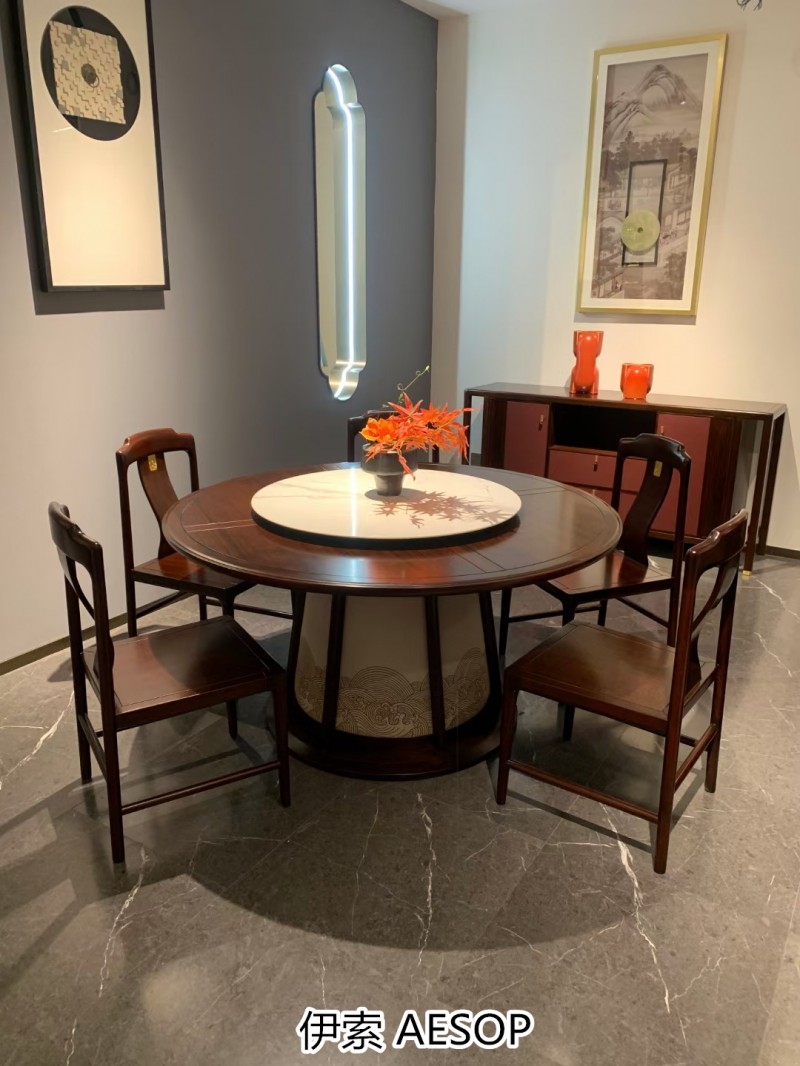 伊索未來系列國潮新中式非洲酸枝家具產品實拍