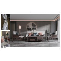 愛揚家具國潮尚品現代輕奢國潮家具，南康烏金木家具廠家，江西國潮烏金木套房加盟