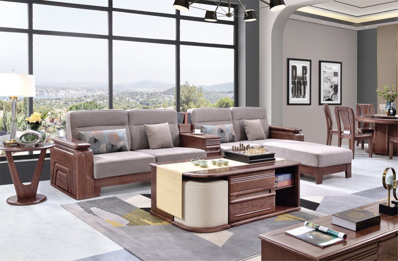 HK103#轉角沙發（帶中箱）