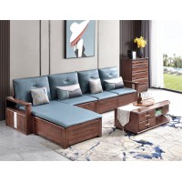 南喜紫金檀木家具：HK102#轉(zhuǎn)角沙發(fā)（高箱）