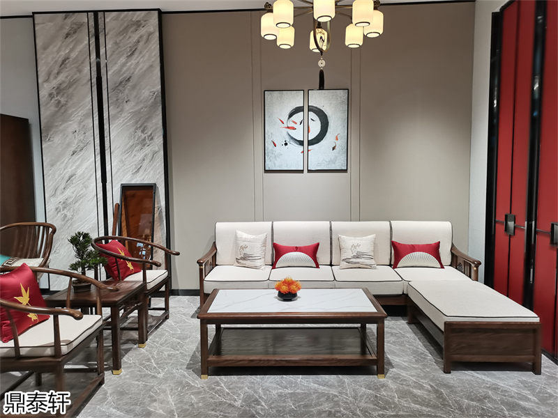 鼎泰軒&middot;約梵 新中式白蠟木家具展廳實拍