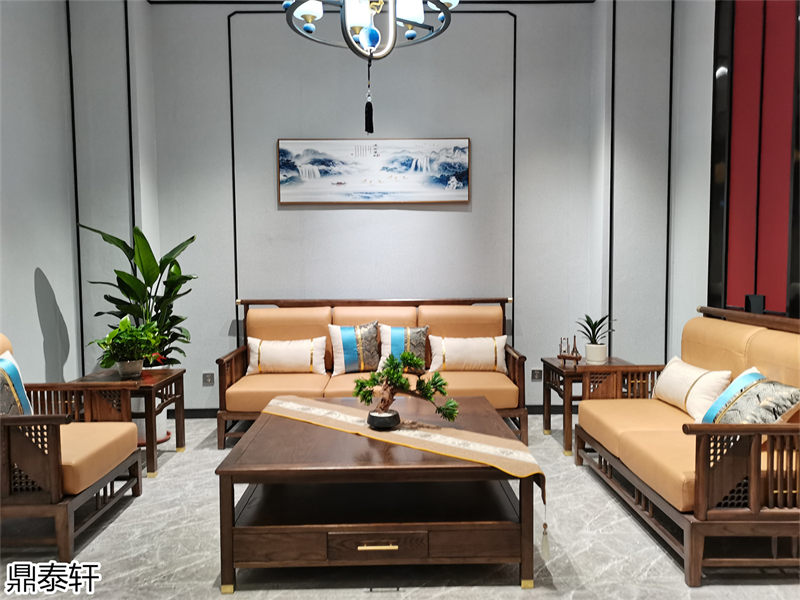 鼎泰軒&middot;約梵 新中式白蠟木家具展廳實拍