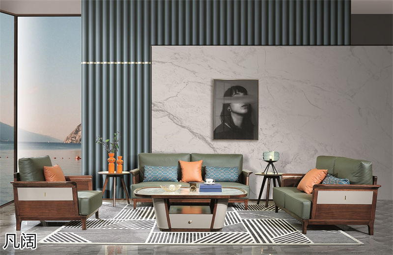 錦輝盛景凡闊意式輕奢極簡(jiǎn)風(fēng)格黃玫瑰家具