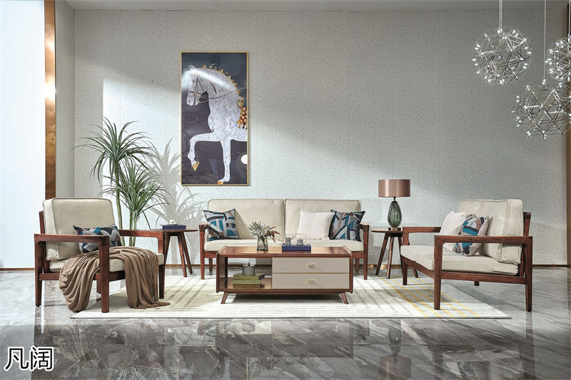 錦輝盛景凡闊意式輕奢極簡(jiǎn)風(fēng)格黃玫瑰家具