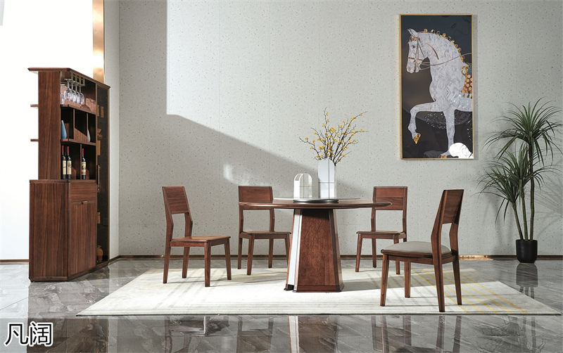 錦輝盛景凡闊意式輕奢極簡(jiǎn)風(fēng)格黃玫瑰家具