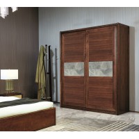 凡闊意式輕奢極簡家具：W2131 推拉門衣柜