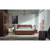 凡闊意式輕奢極簡家具：W2118 大床