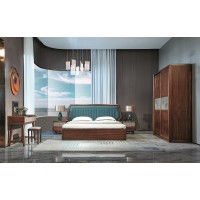 凡闊意式輕奢極簡家具：W2117 大床