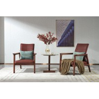 凡闊意式輕奢極簡家具：K2217 休閑椅、K2218 休閑幾