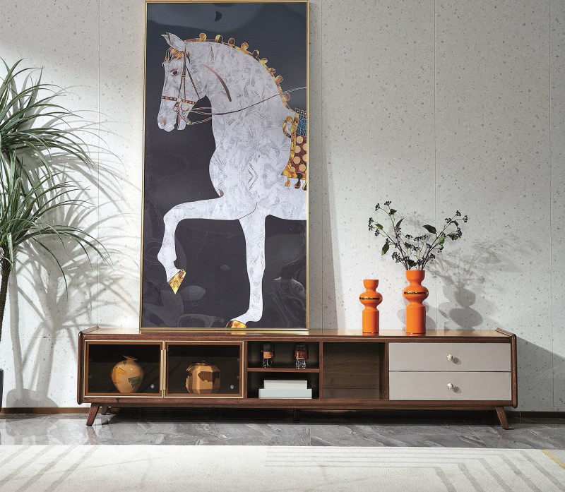 凡闊意式輕奢極簡家具：K2315 電視柜