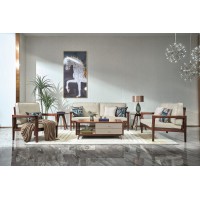 凡闊意式輕奢極簡家具：K2216 1+2+3沙發