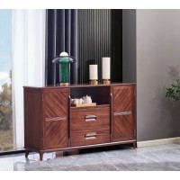 華夏國(guó)康卡迪婭輕奢極簡(jiǎn)黃檀木家具：K800餐邊柜