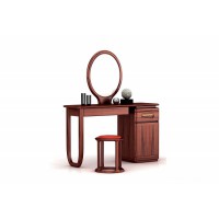 華夏國康卡迪婭輕奢極簡黃檀木家具：K002梳妝臺