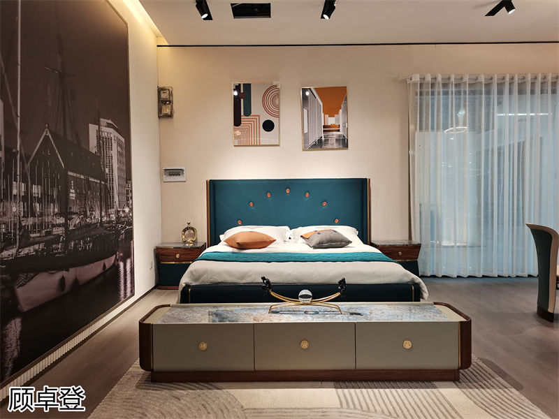 顧卓登實(shí)木輕奢風(fēng)格家具展廳實(shí)拍