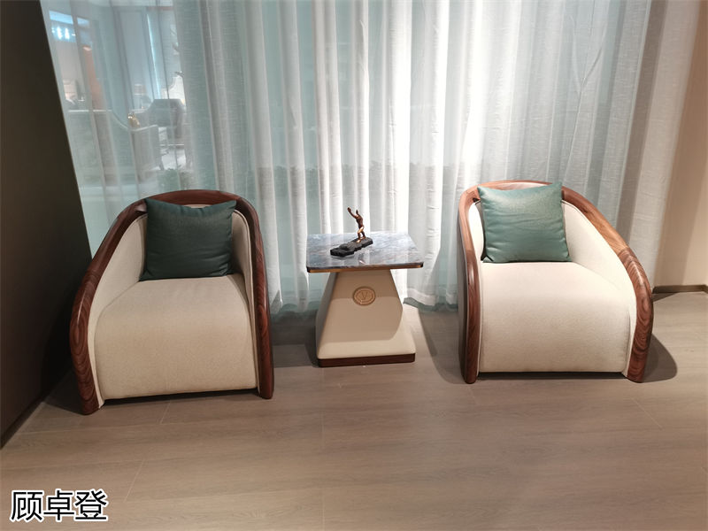 顧卓登實(shí)木輕奢風(fēng)格家具展廳實(shí)拍