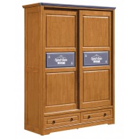 朵兒樂園青少年兒童家具：兩門推拉衣柜205#