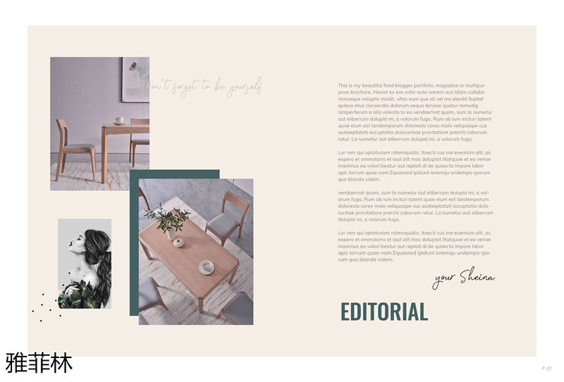 雅菲林現代簡約白蠟木家具