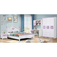 朵兒樂園青少年兒童家具：床906#（粉+白）