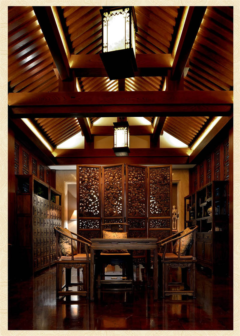 別墅、會所紅木整裝定制廠家