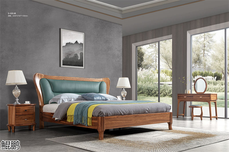 鯤鵬現代中式簡約輕奢風格大烏金木家具