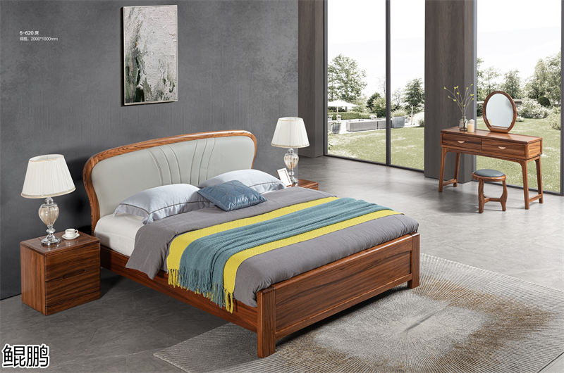 鯤鵬現代中式簡約輕奢風格大烏金木家具