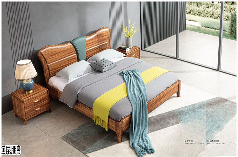 鯤鵬現代中式簡約輕奢風格大烏金木家具